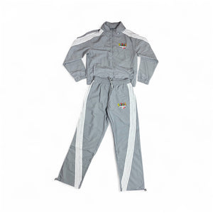 Grey racer tracksuit