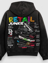 Load image into Gallery viewer, Retail Junkie™ Sneaker Anatomy Vintage Zip-Up Hoodie 🏁🔥
