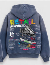 Load image into Gallery viewer, Retail Junkie™ Sneaker Anatomy Vintage Zip-Up Hoodie 🏁🔥
