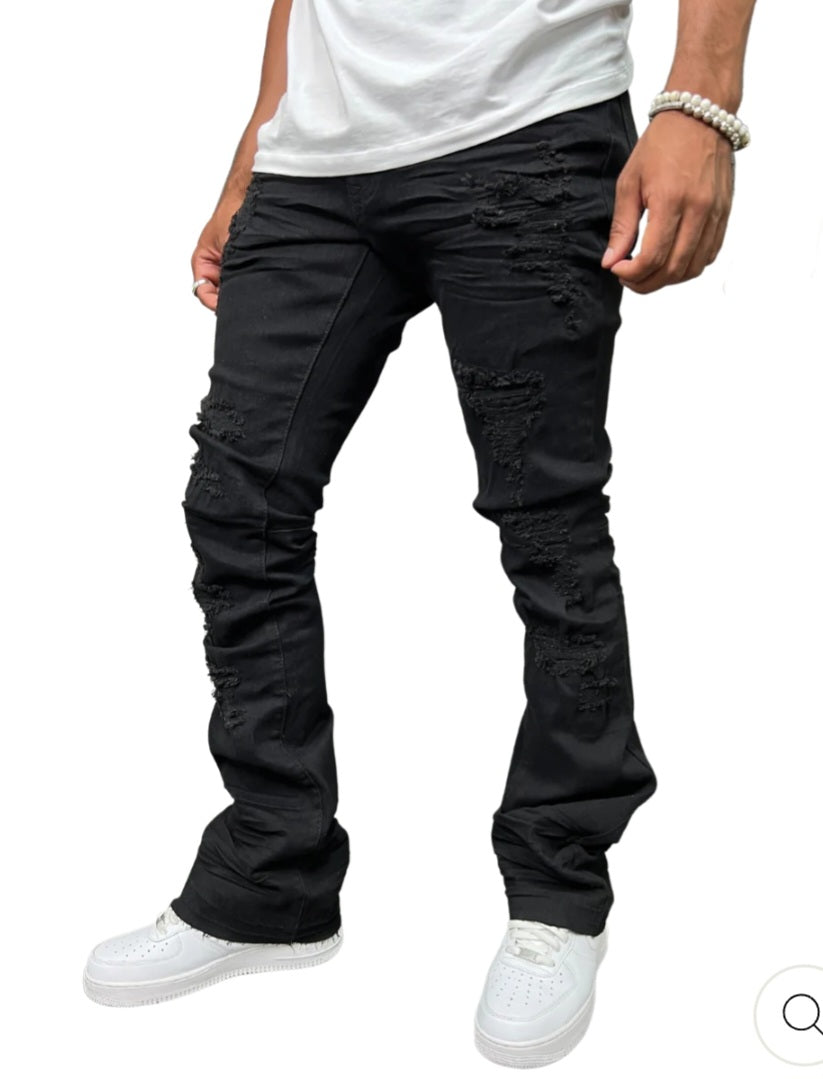 Black Flare Jeans