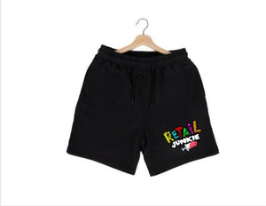 Black knee length shorts