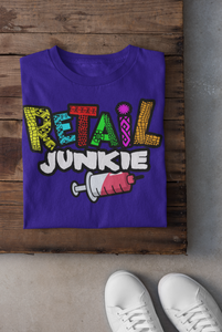 Purple Retail Junkie Shirt